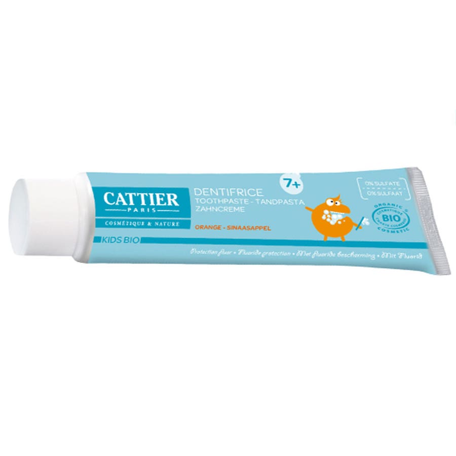 Cattier Kids Organic Orange Toothpaste Age 7+ 50ml (1.69fl oz)