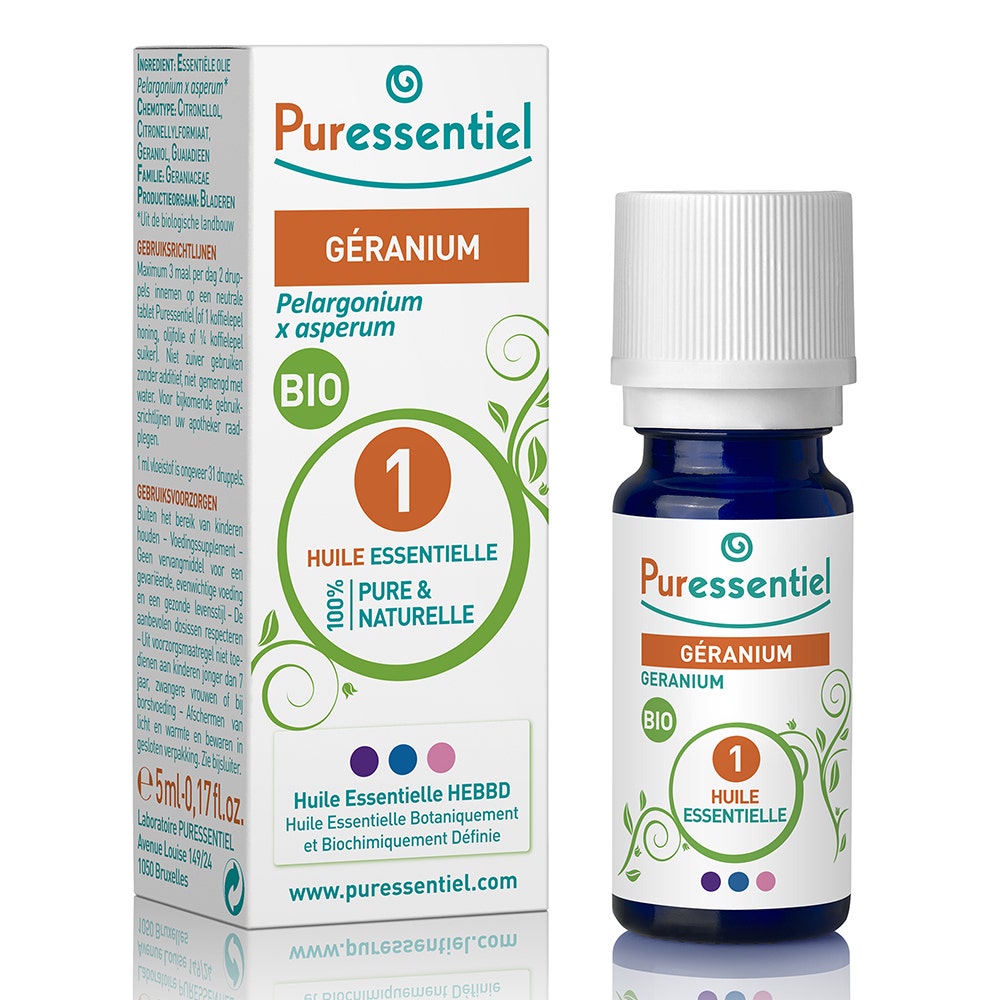 Puressentiel Essential Oils Geranium Essential Oil 5 ml (0.17fl oz)