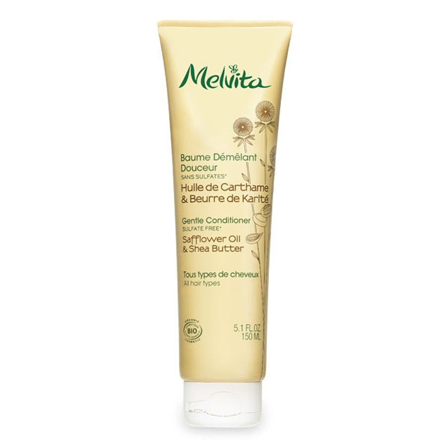 Après-shampoing doux Melvita, huiles de carthame et beurre de karité, 150 ml 