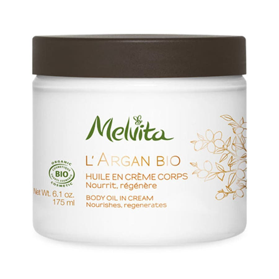 Huile-en-crème pour le corps Melvita à l'huile d'argan 175 ml (2,53 fl oz) 