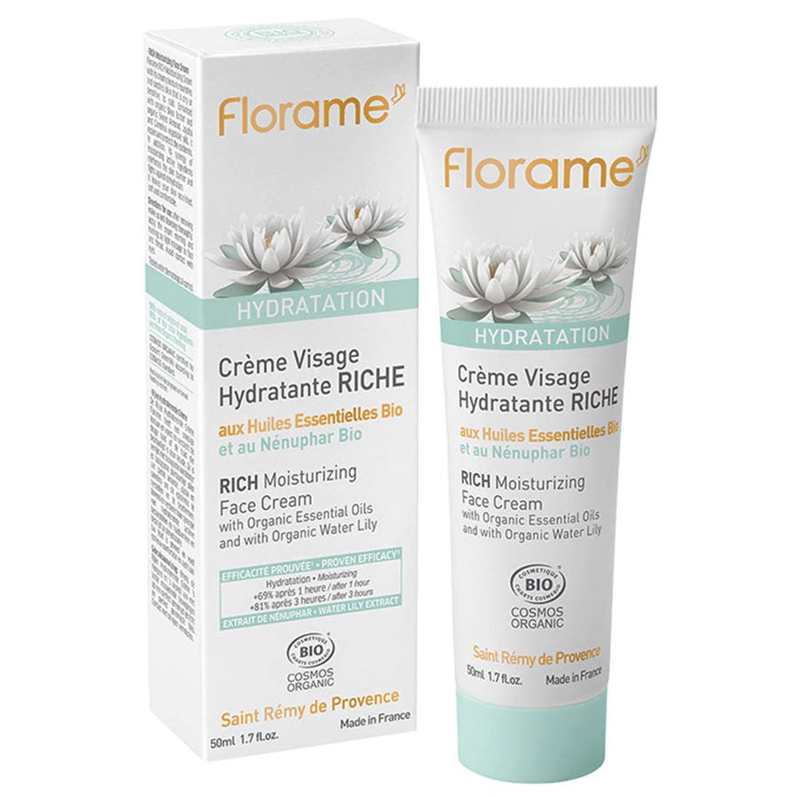 Florame Crème Visage Riche Hydratante 50 ml (1,69 fl oz) 