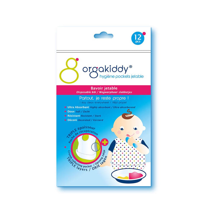 Orgakiddy Disposable bibs x12