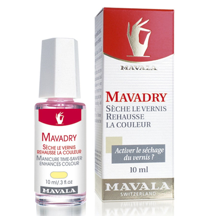 Séchoir et rehausseur de couleur pour vernis à ongles Mavala Mavadry 10 ml (0,33 fl oz) 