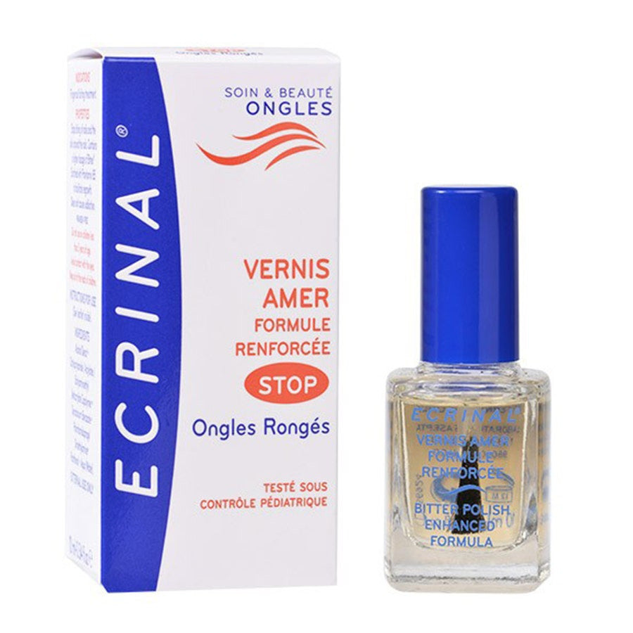 Vernis amer Ecrinal Stop Ongles Rongés 10 ml (0,33 fl oz) 