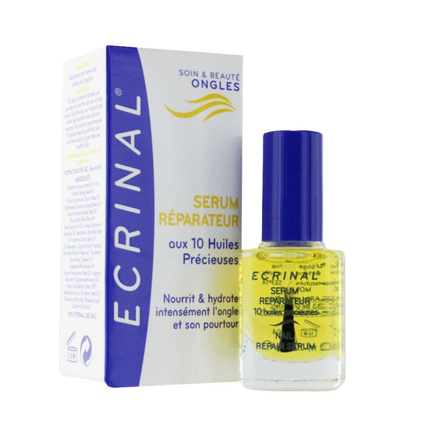 Sérum réparateur pour ongles Ecrinal aux 10 huiles précieuses 10 ml (0,33 fl oz) 