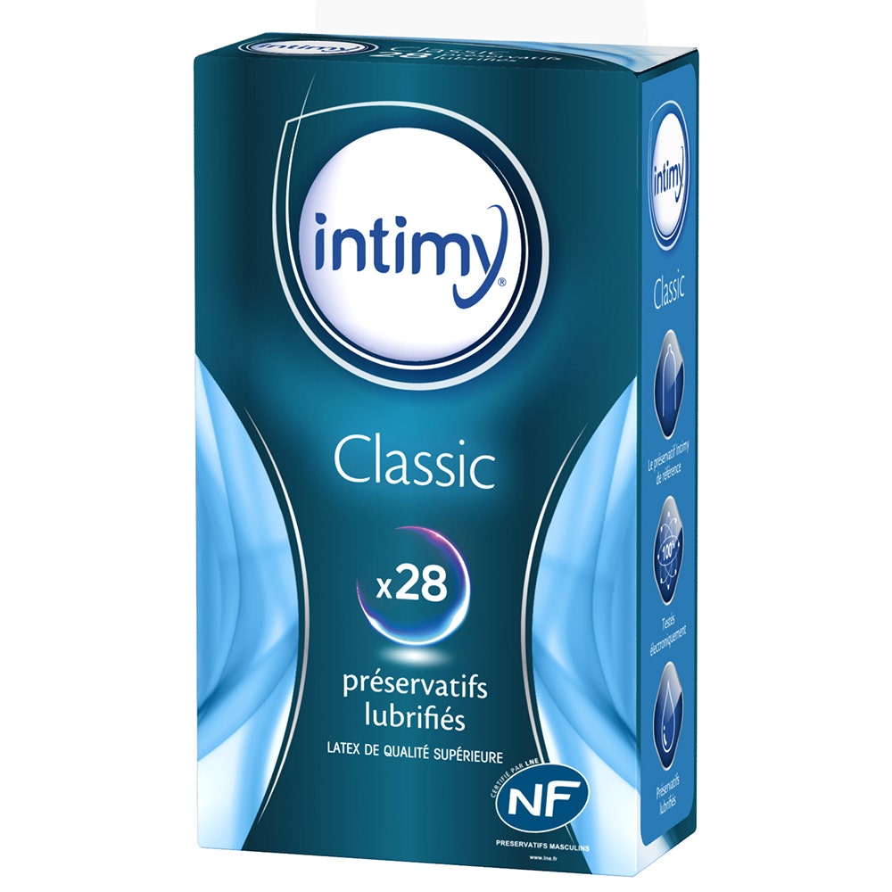 Intimy Classic Lubricated Condoms x28