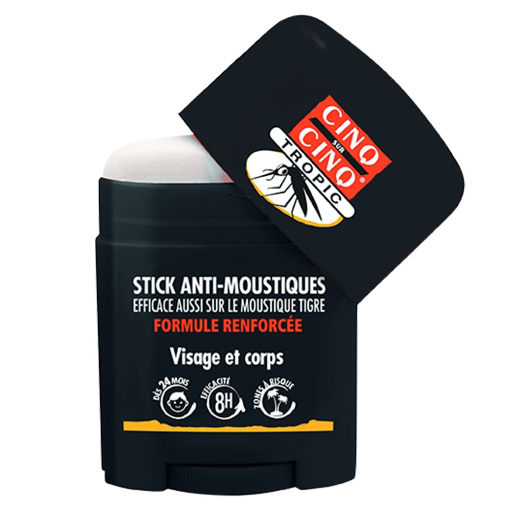 Cinq Sur Cinq Mosquito Repellent Stick Face And Body Tropical Zones 20ml (0.68fl oz)
