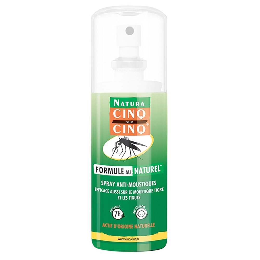 Cinq Sur Cinq Natural mosquito repellent spray for babies 12 months+ 100 ml (3.38fl oz)
