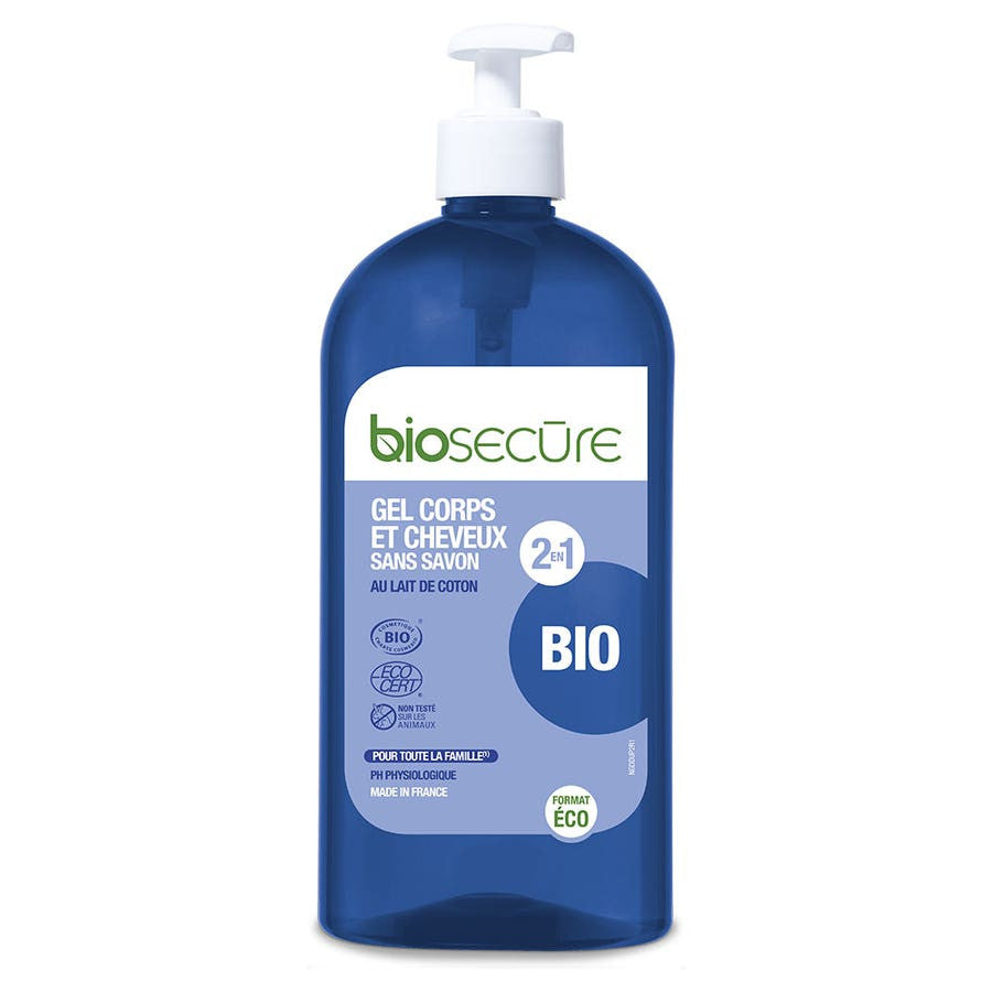 Bio Secure Organic Soap-Free Body & Hair Gel 730ml (24.68fl oz)