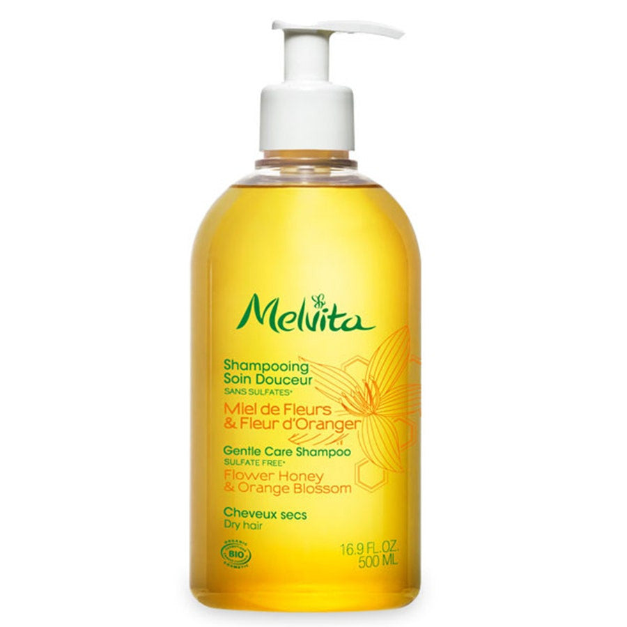 Melvita Gentle Care Shampoo Flower Honey & Orange Blossom Sulfate Free