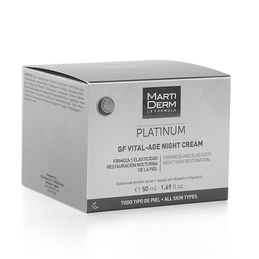 Crème de nuit Martiderm Platinum GF Vital-Age 50 ml (1,69 fl oz) 