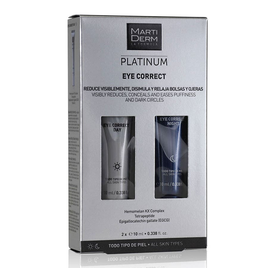 Martiderm Platinum Eye Correct Day and Night 10ml x2 (0.33fl oz x2)