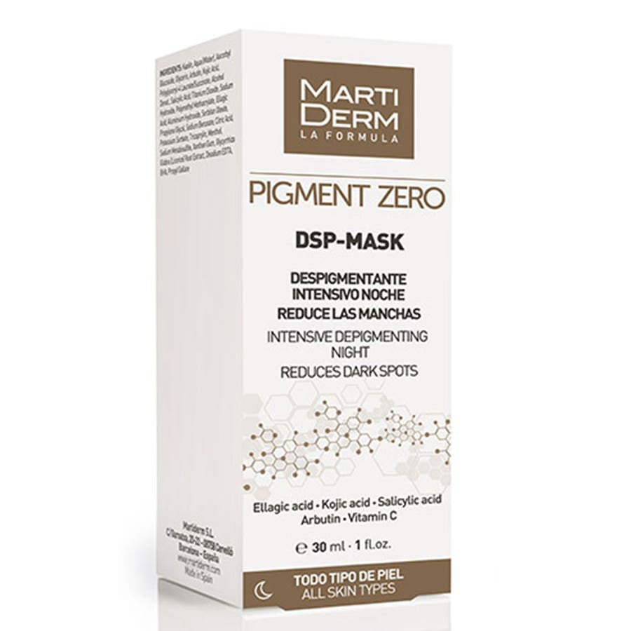 Martiderm Pigment Zero DSP Mask Crème de nuit dépigmentante intensive 30 ml (1,01 fl oz) 