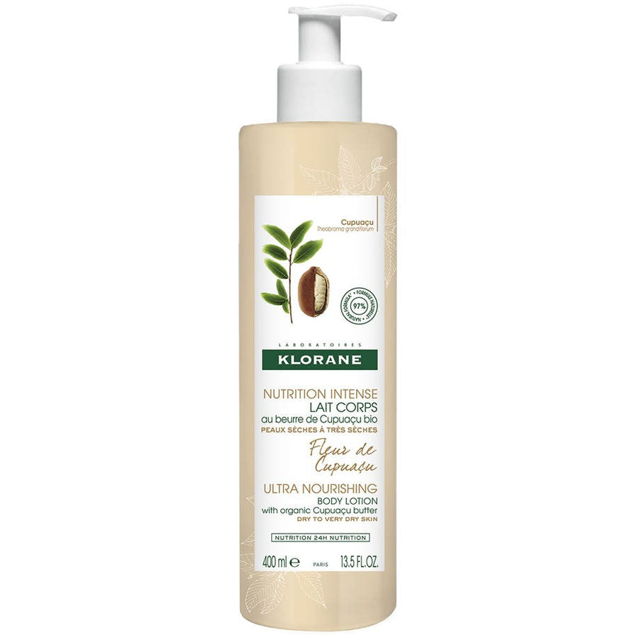 Klorane Body Cupuaçu Flower Nourishing Body Lotion 400ml (13.53fl oz)