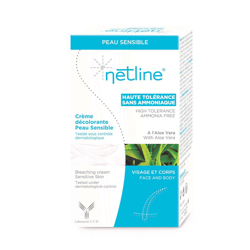 Netline Bleaching Cream for Sensitive Skin 2x30ml (1.01fl oz)