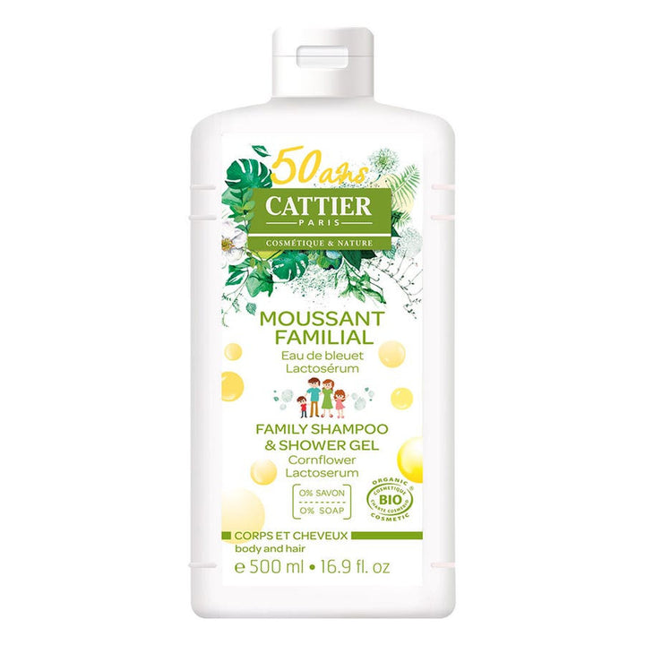 Cattier Shower Gel Family Shampoo And Shower Gel 500ml (16.90fl oz)