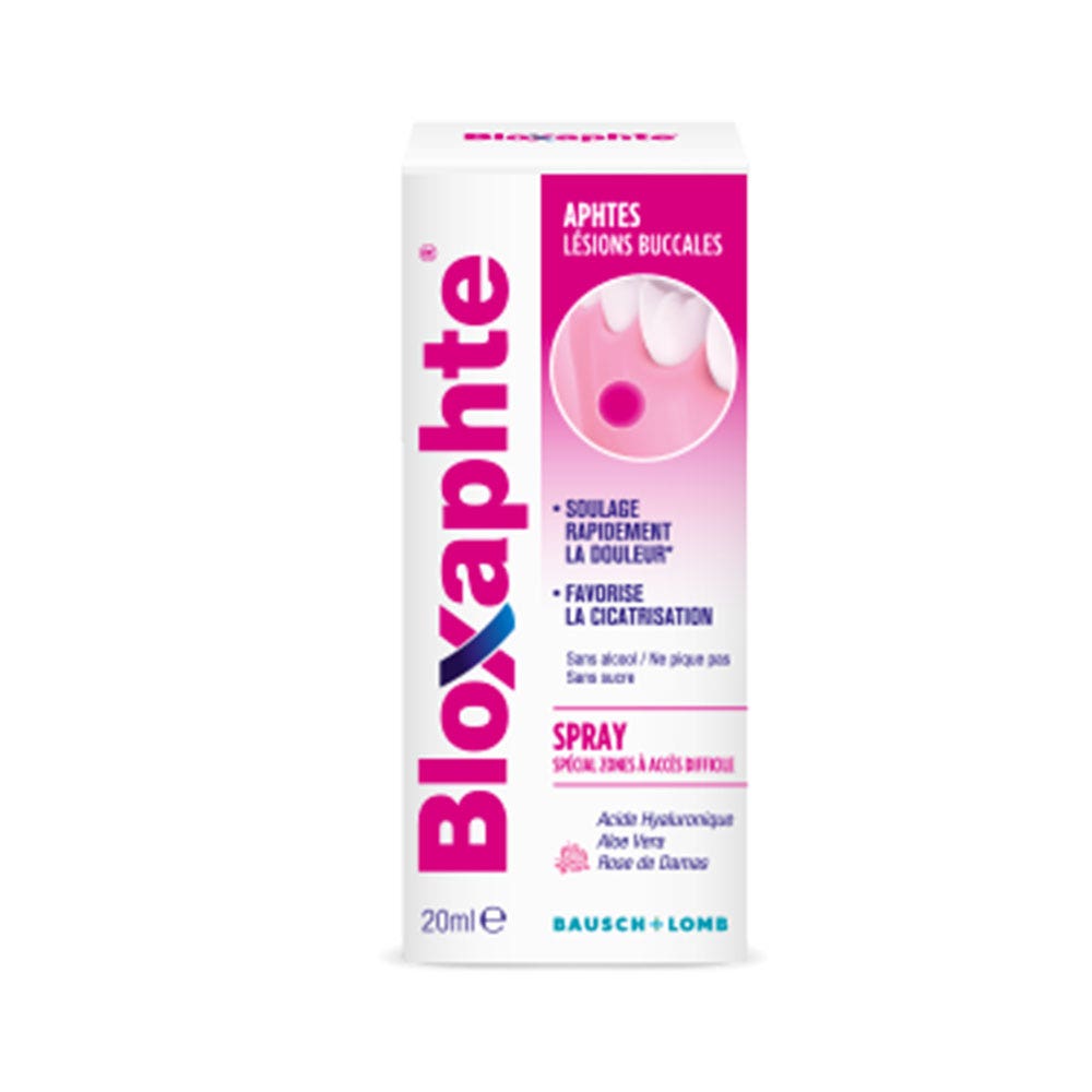 Bausch&Lomb Bloxaphte Adult Alcohol Free Spray Mouth Sores 15ml (0.51fl oz)