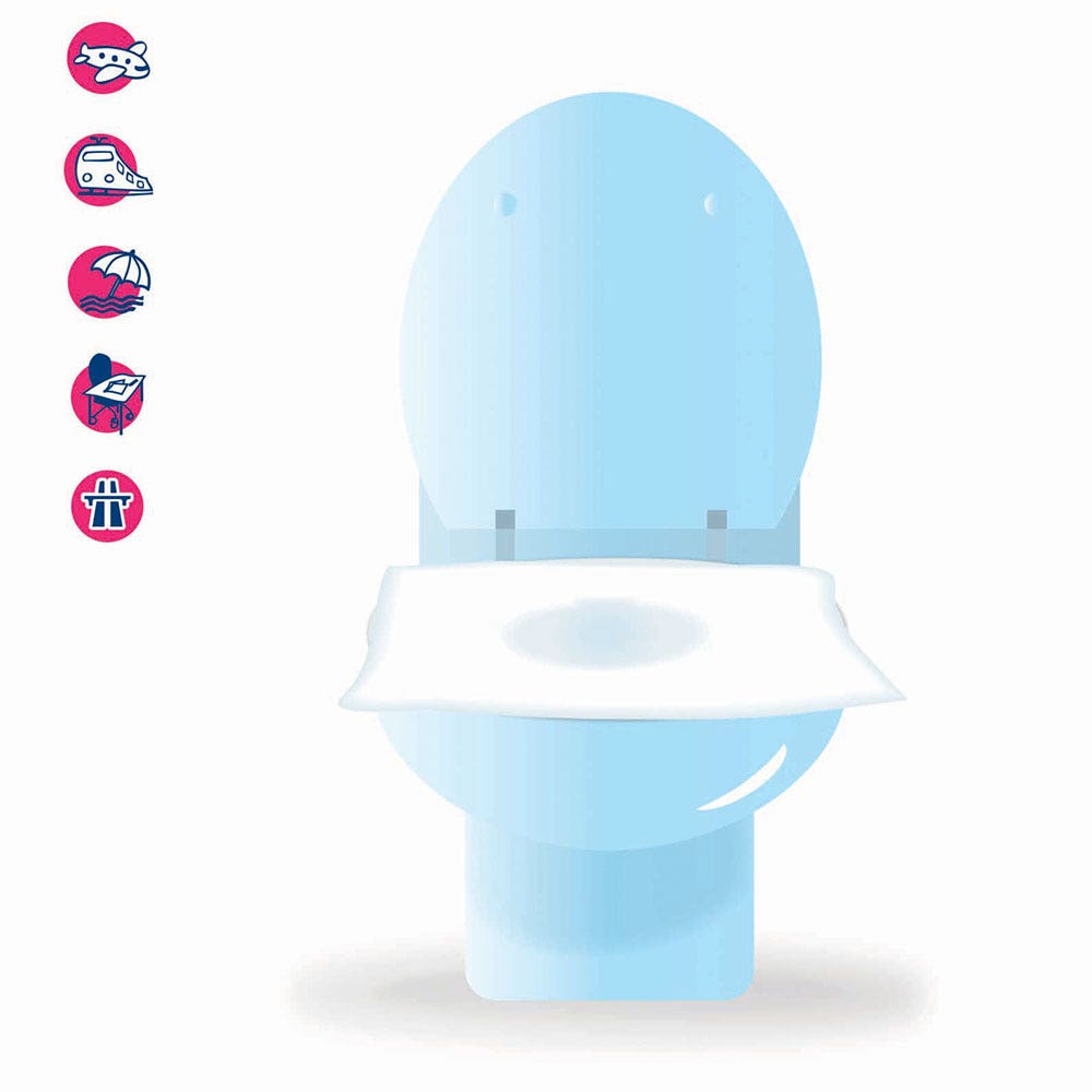 Orgakiddy Disposable Toilet Pan Protections X 10