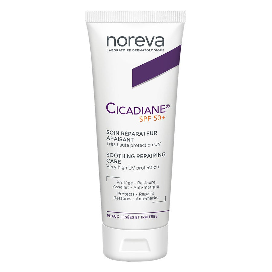 Noreva Cicadiane Spf50+ Soothing Repairing Care Damaged Skin 40ml (1,35fl oz)