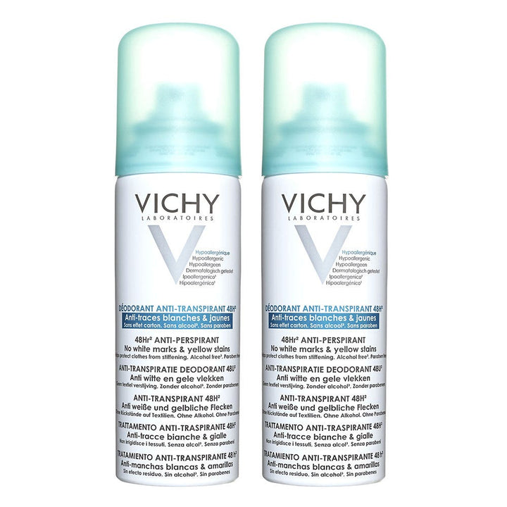 Vichy Deodorants Anti Perspirant 48 H Spray 2x125ml (4.23fl oz)