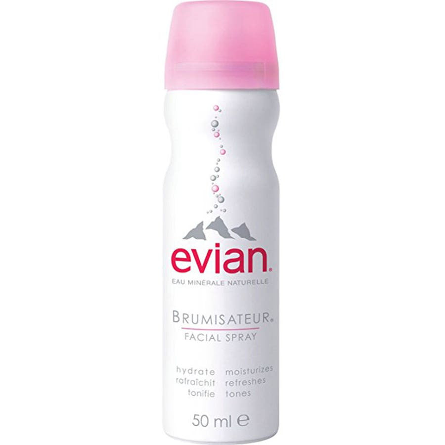 Evian Brumisateur 50 ml (1,69 fl oz) Atomiseur de pulvérisation pour le visage 