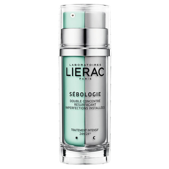 Lierac Sebologie Double Concentre Resurfacant Imperfections Jour et Nuit 15 ml x2 (0,50 fl oz x2) 