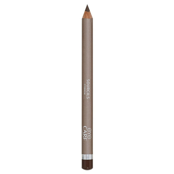 Crayon à sourcils Eye Care Cosmetics à l'huile de jojoba et à la vitamine E, sans parfum, sans carmin, sans parabène, brun foncé 