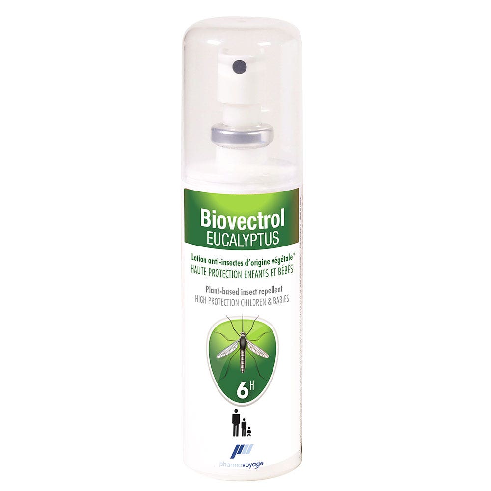 Pharmavoyage Biovectrol Biovectrol Eucalyptus Insect Mosquito Spray Tropical Area 75ml (2.54fl oz)