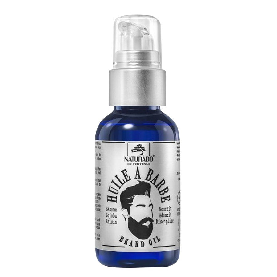 Huile à barbe biologique Naturado 50 ml (1,69 fl oz) 