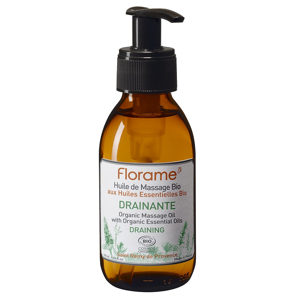Florame Massage Oil Bioes Draining * 120ml (4.06fl oz)