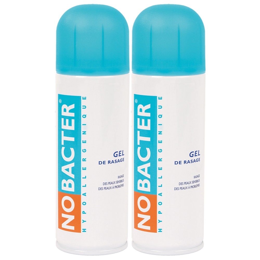 Nobacter Shaving Gel Sensitive and Problematic Skin 2x150ml (5.07fl oz)