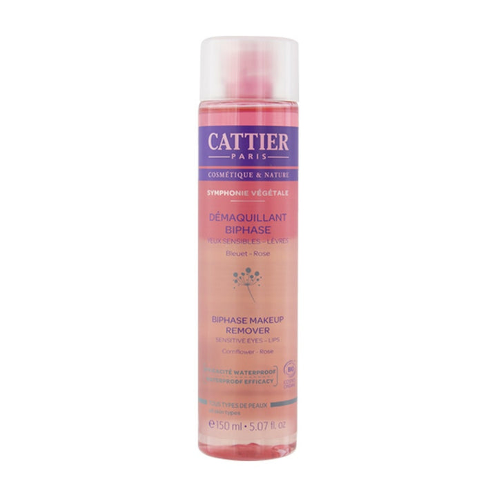 Cattier Symphonie Végétale Démaquillant Biphasé Yeux et Lèvres Bio 150 ml 