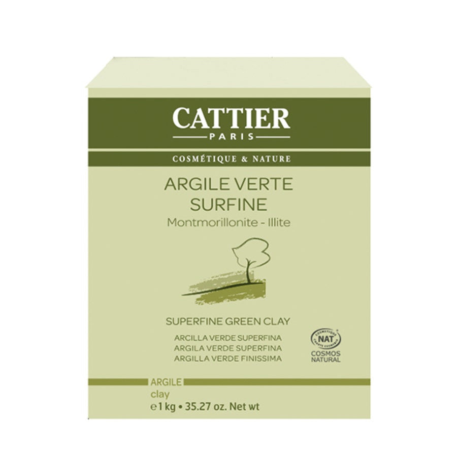 Argile verte extrafine Cattier 1 kg (35,27 oz) 