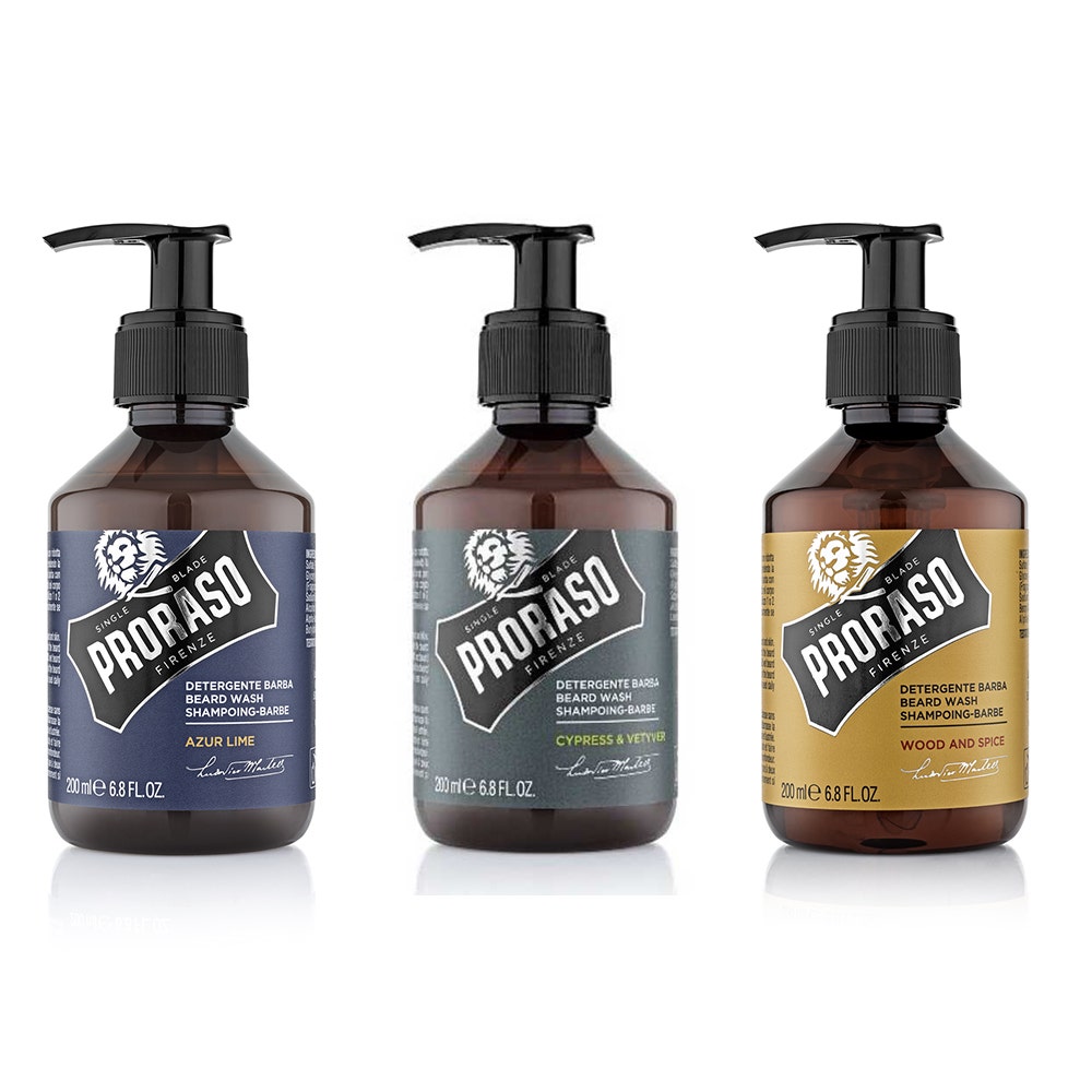 Proraso Single Blade Beard Shampoo 200 ml (6.76fl oz)