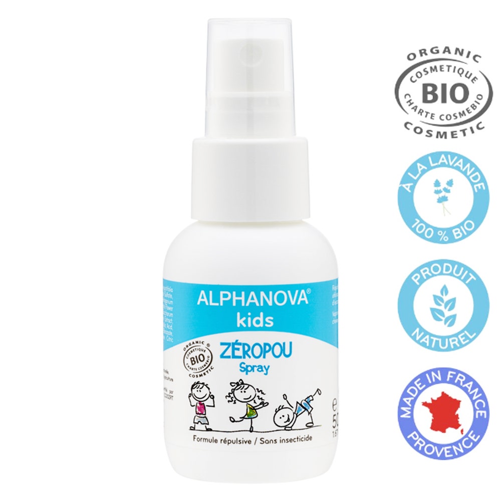 Alphanova Kids Kids Zero Lice Spray 50ml (1.69fl oz)