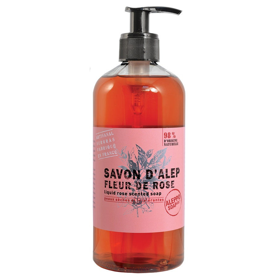 Tad Fleur De Rose Liquid Aleppo Soap 500ml (16.90fl oz)