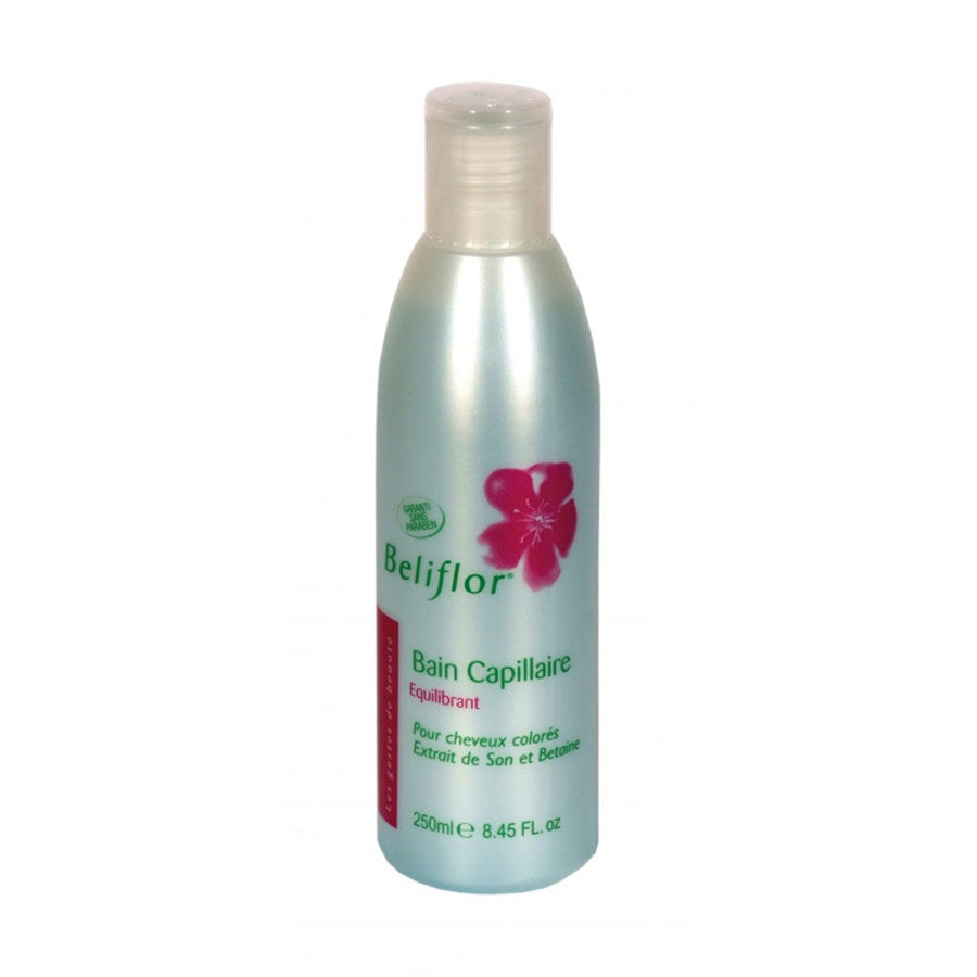 Bain capillaire équilibrant Beliflor pour cheveux colorés et permanentés 250 ml 