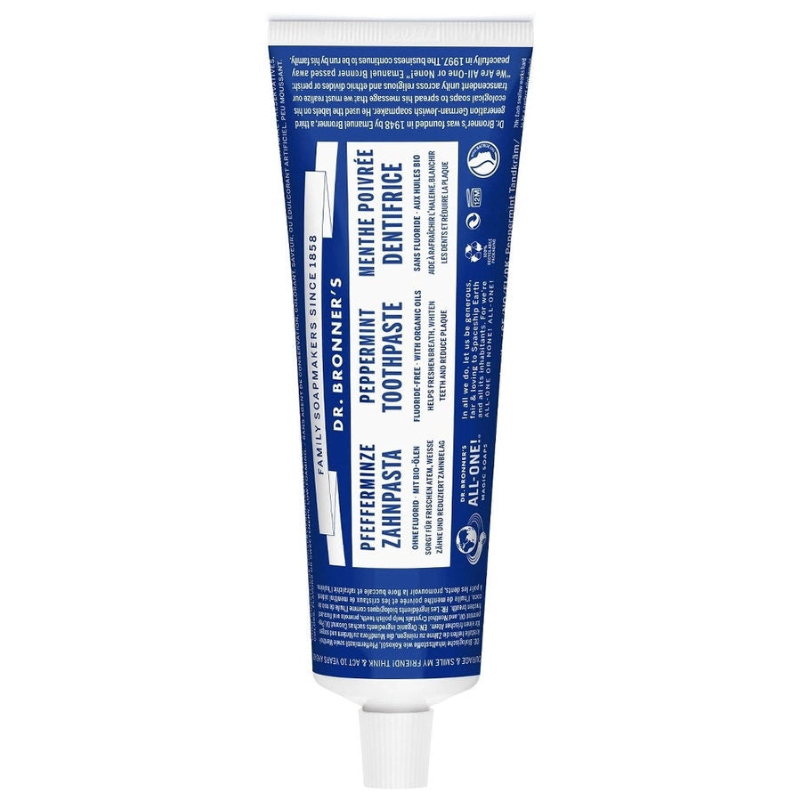 Dr Bonner's Toothpaste With Organic Peppermint Travel Size 28 g