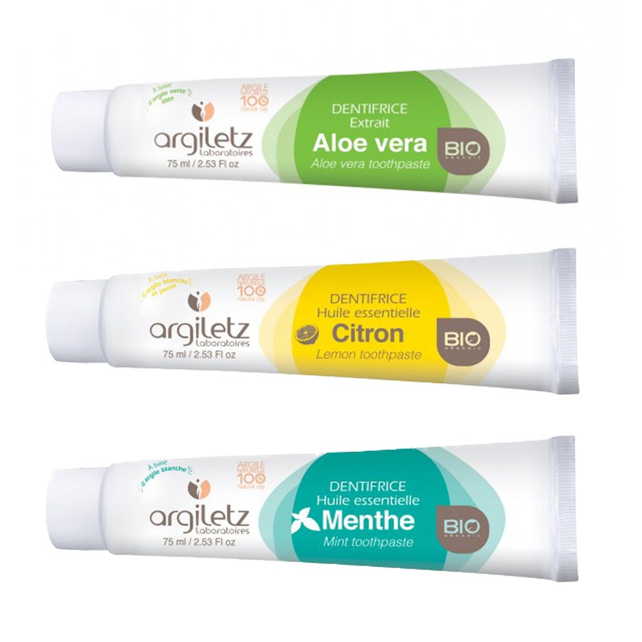 Argiletz Toothpaste Essentiel Bioes Oil 75ml (2.53fl oz)