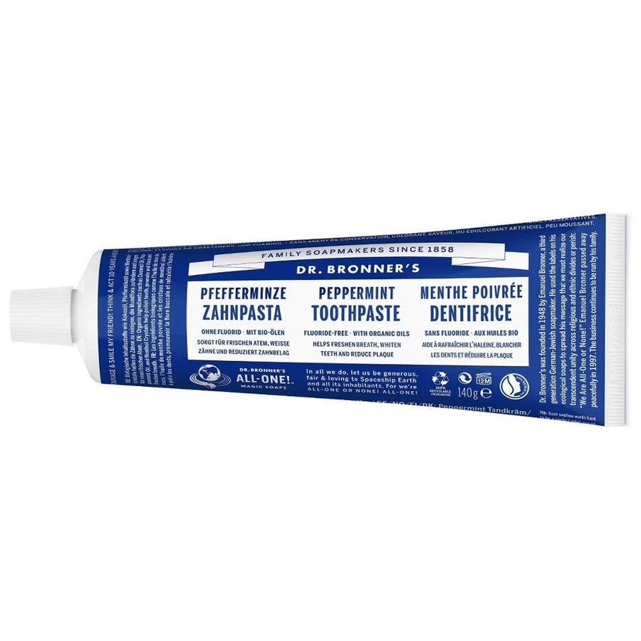 Dr. Bronner's Peppermint Toothpaste with Bioes Oils 140g (4.49oz)