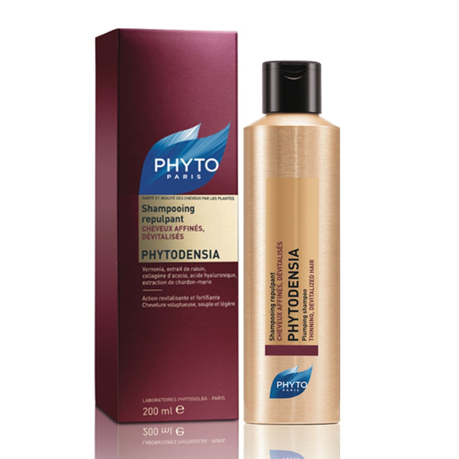 Phyto Phytodensia Shampooing Repulpant Cheveux Clairsemés et Dévitalisés 200 ml (6,76 fl oz) 