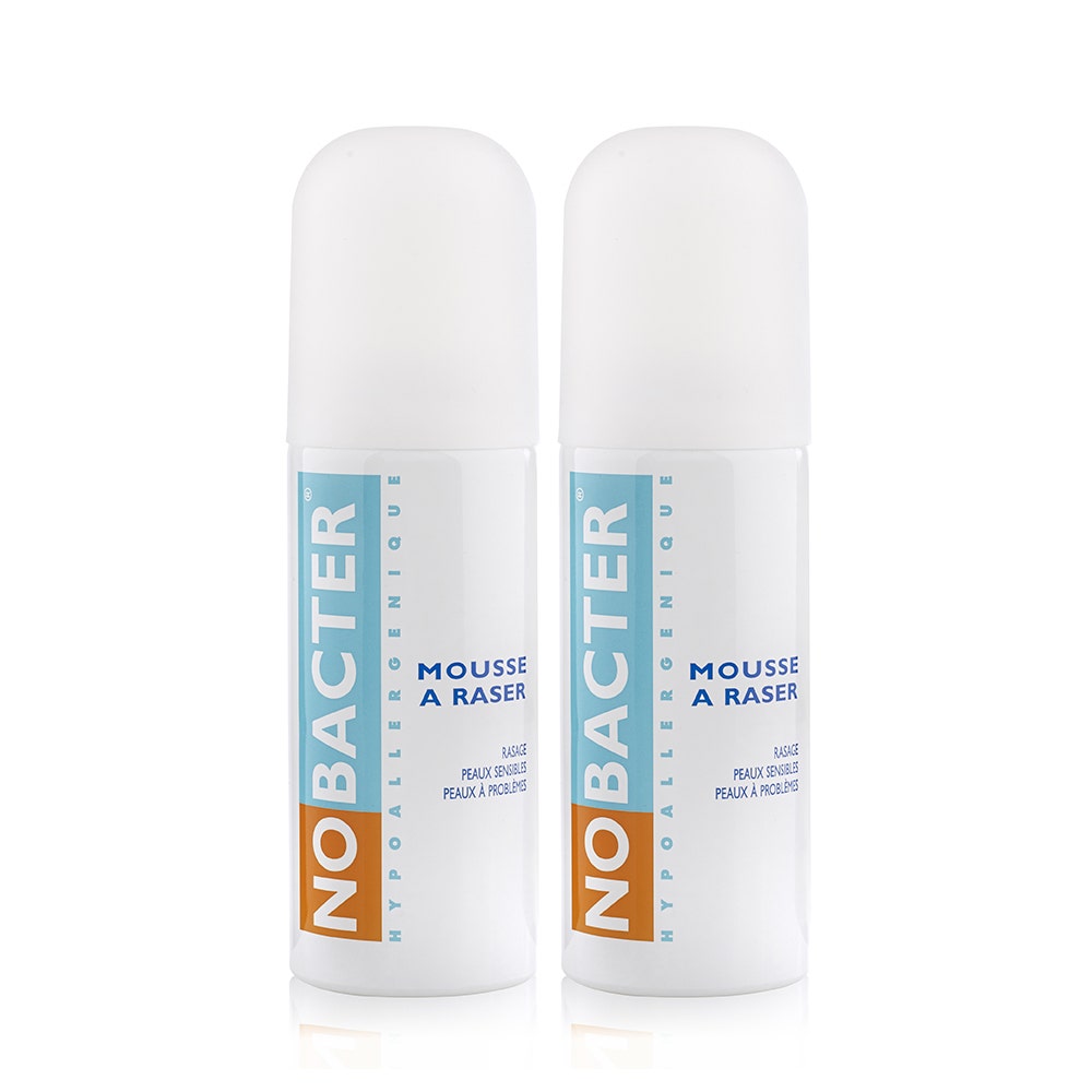 Nobacter Shaving Foam for Sensitive or Problem Skin 2x150ml (5.07fl oz)