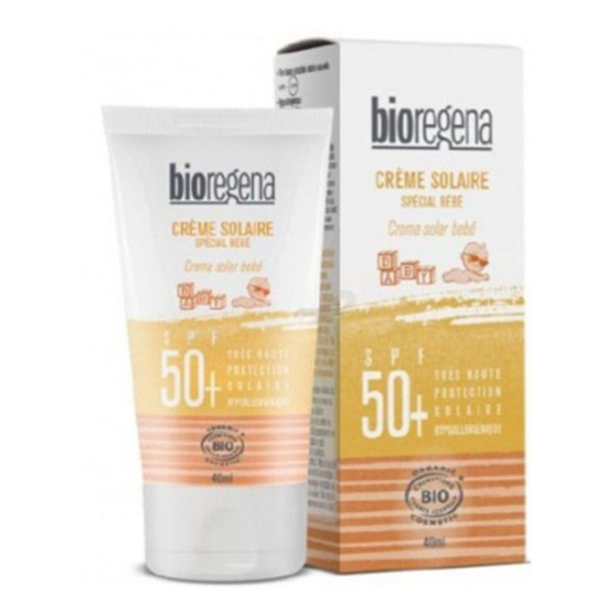 Crème solaire bio sans parfum pour bébés Bioregena SPF50+ 40 ml (2,07 fl oz) 