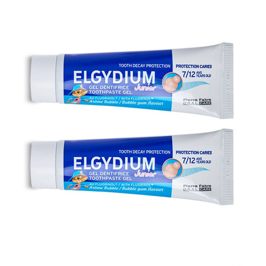 Elgydium Fluorinol Junior Bubblegum toothpaste 50ml x2 (1.69fl oz x2)