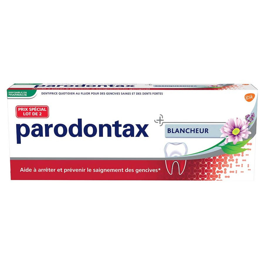 Parodontax Dentifrice Blanc 75 ml x2 (2,53 fl oz x2) 