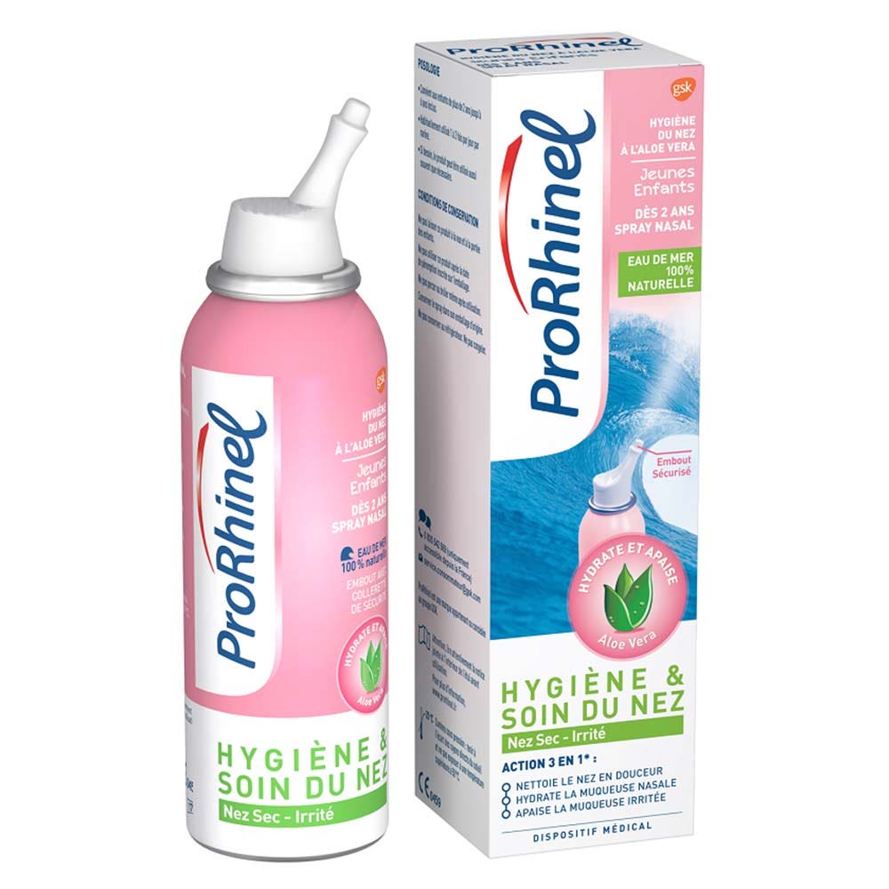 Prorhinel Nasal Spray With Aloe Vera Young Children 100 ml (3.38fl oz)