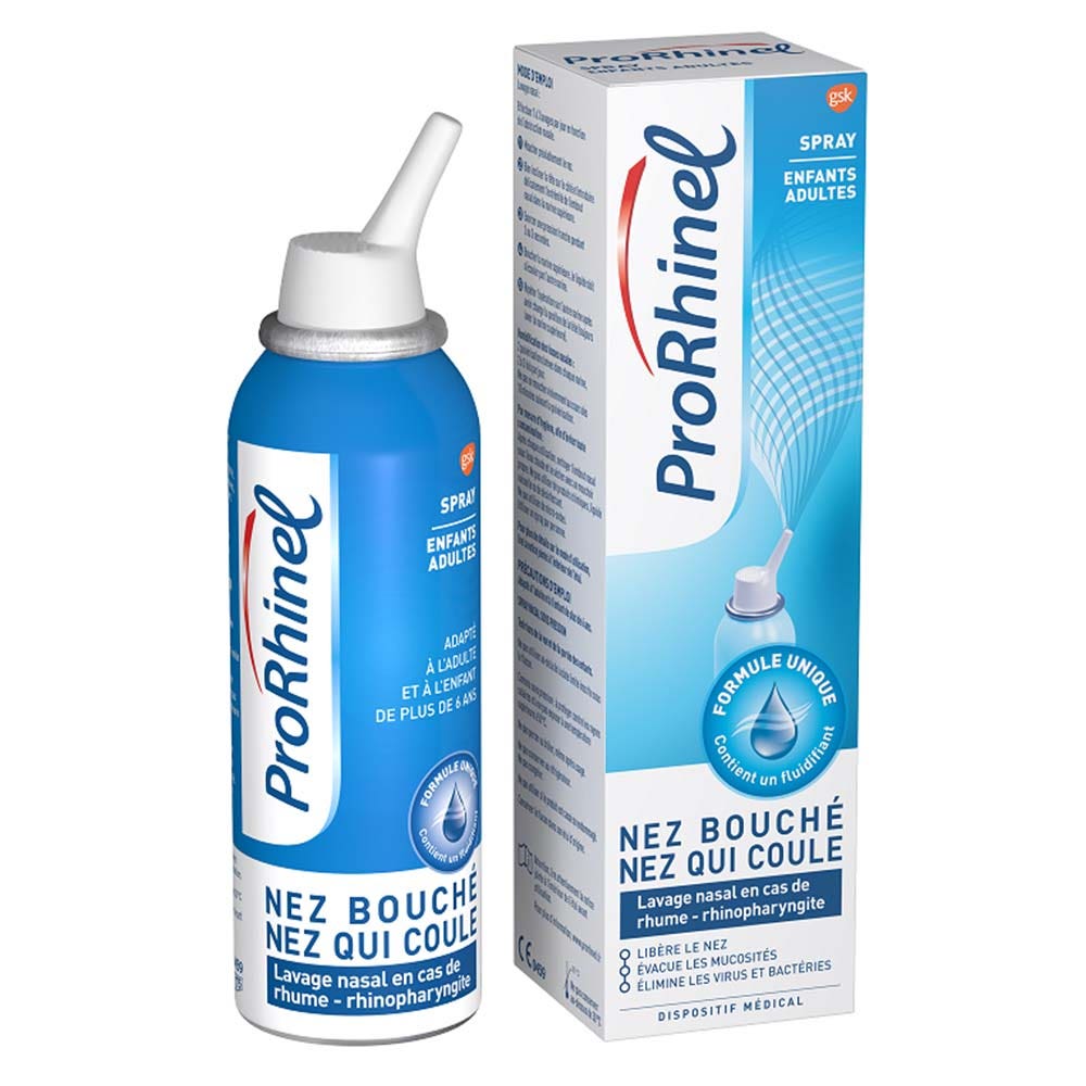 Prorhinel Nasal spray for blocked and runny noses suitable for adults and children 100 ml (3.38fl oz)
