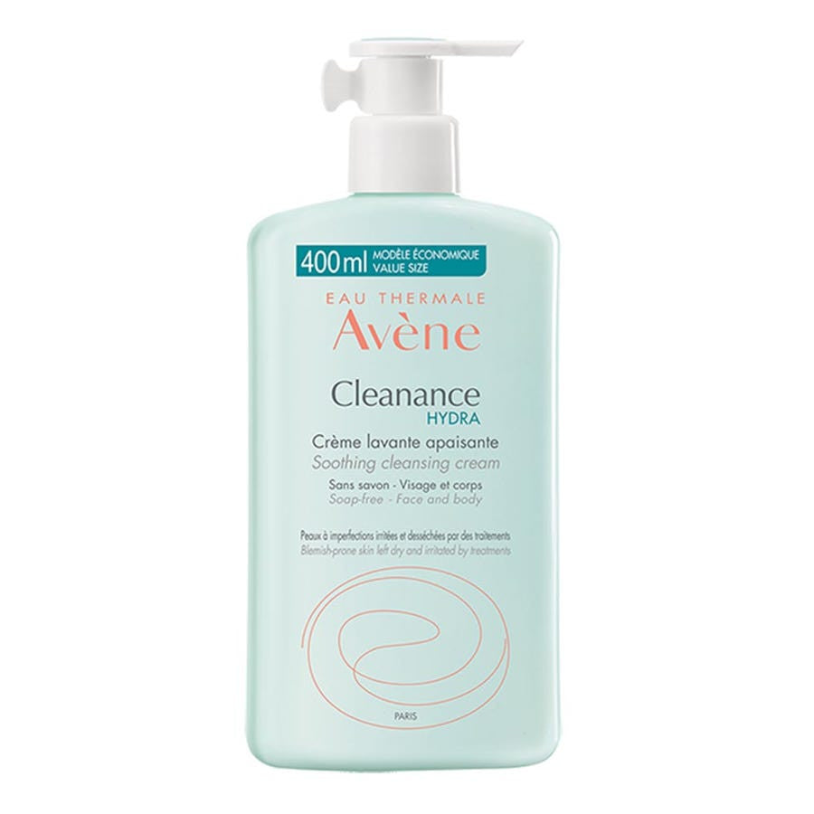 Avène Cleanance Hydra Crème Lavante Apaisante 400 ml (13,52 fl oz) 