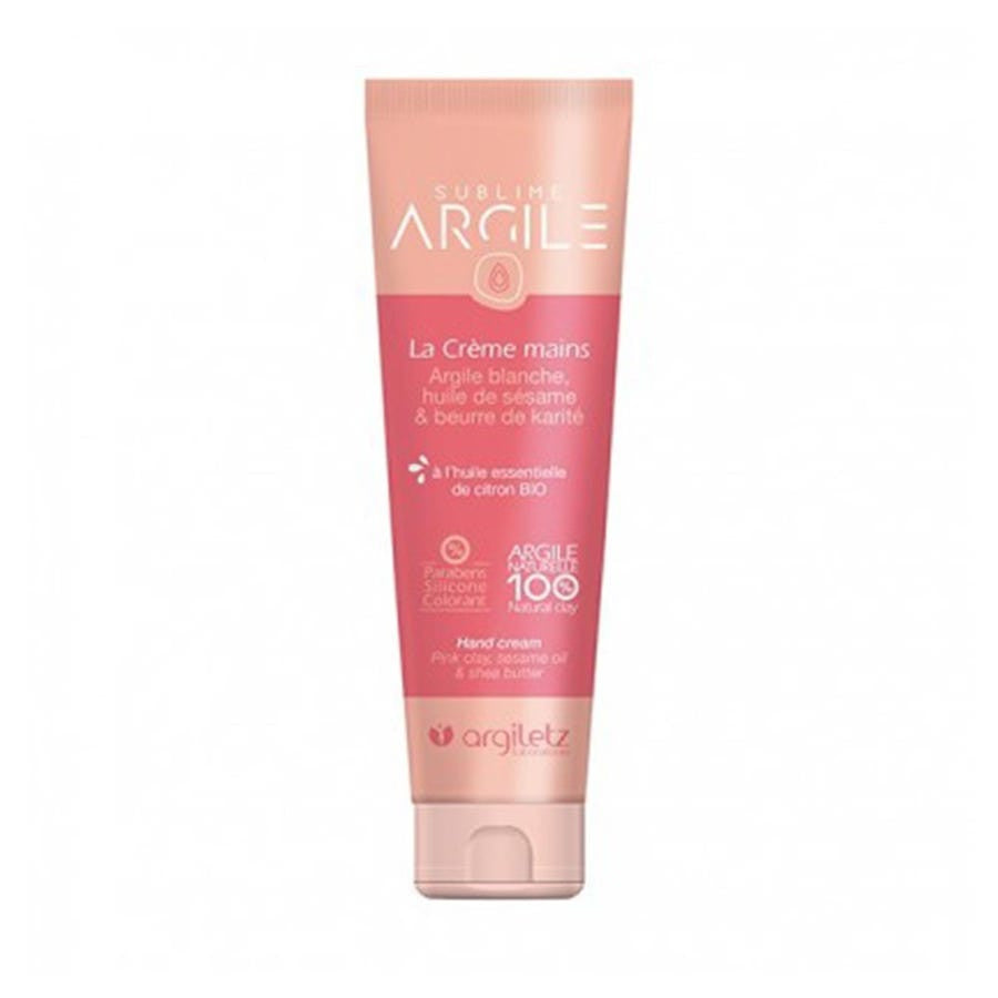 Argiletz Crème Mains à l'Huile Essentielle de Citron Bioes 50 ml (1,69 fl oz) 