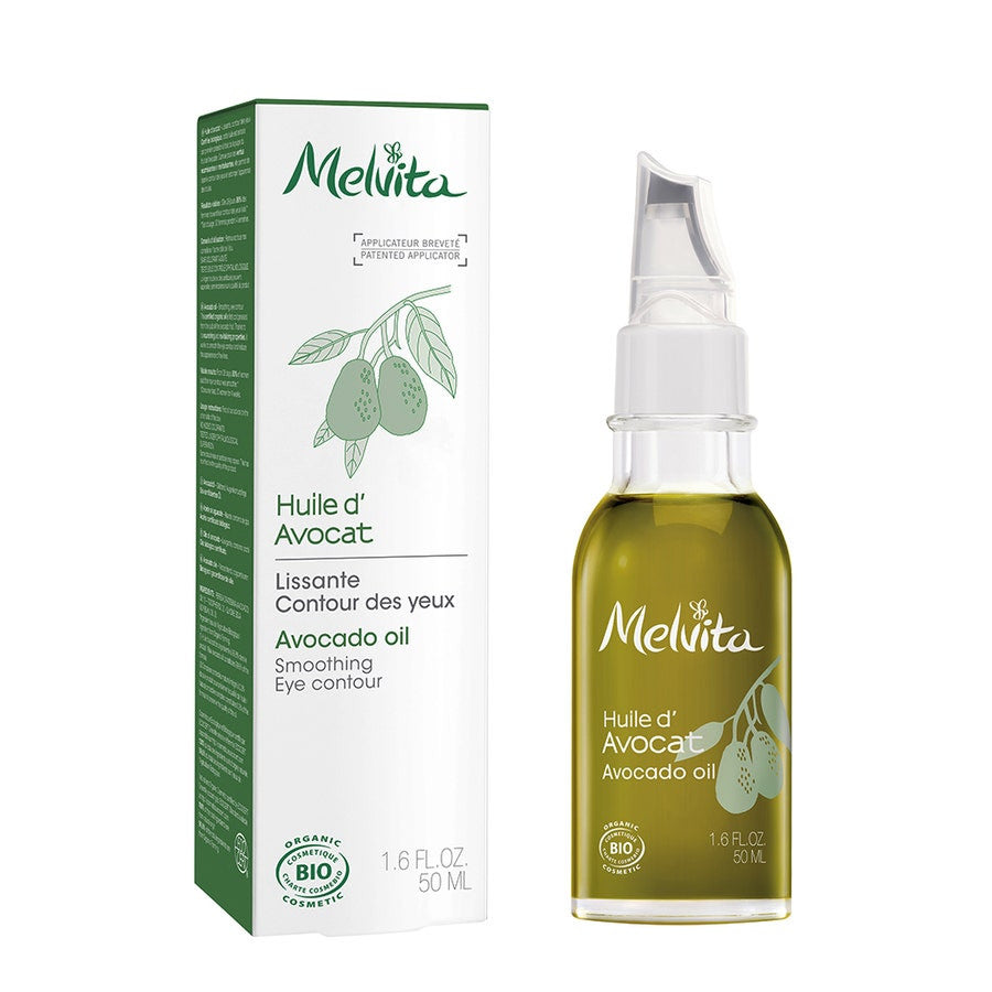 Huile d'avocat contour des yeux lissante Melvita 50 ml 